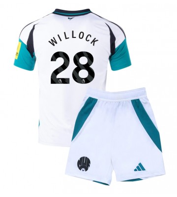 Newcastle United Joe Willock #28 Tercera Equipación Niños 2024-25 Manga Corta (+ Pantalones cortos)